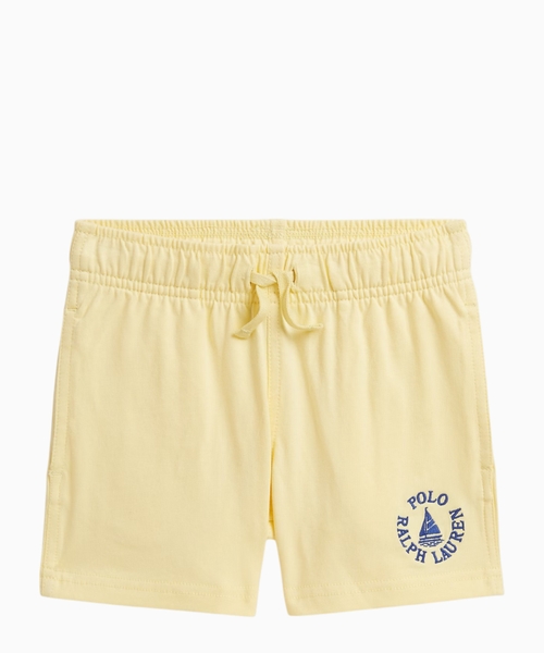 Logo cotton jersey shorts
