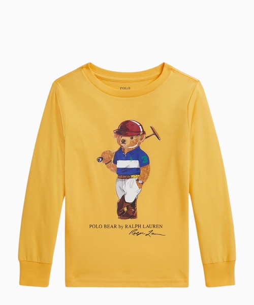 Polo Bear cotton long-sleeve T-shirt