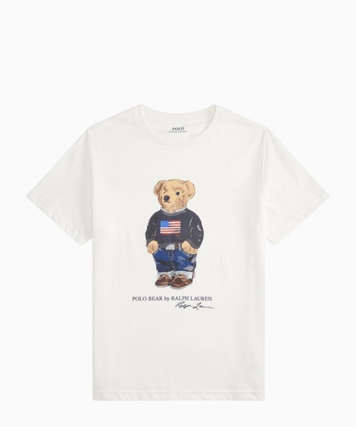 Polo Bear print cotton T-shirt