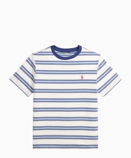 Zolaqlı pambıq cersi T-shirt