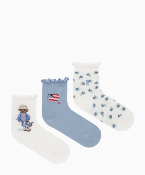 Polo Bear Crew socks - 3-pack