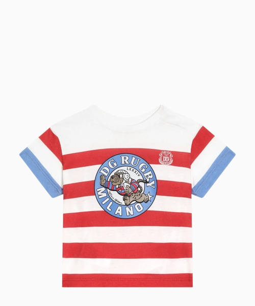 Jersey T-shirt with military print