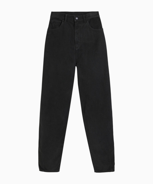 Düz biçimli denim şalvar