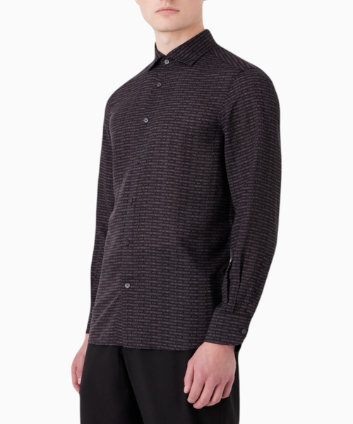 Logo-printed shirt