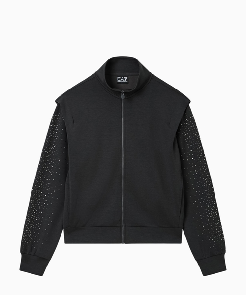 Sweatshirt in a modal-blend interlock