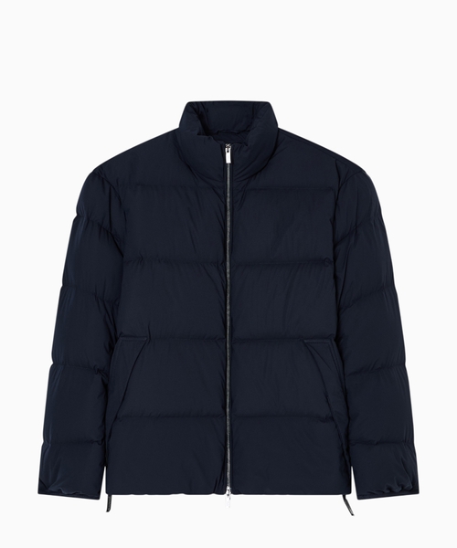 Quilted nylon zip jacket