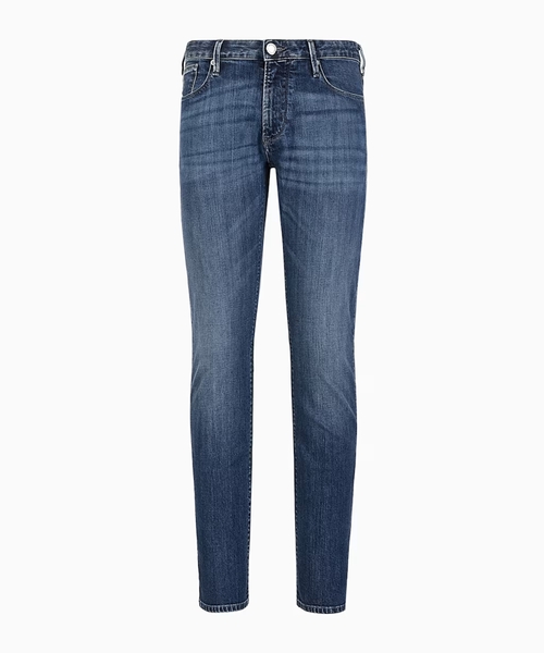 J06 Slim-fit, twill-melange jeans