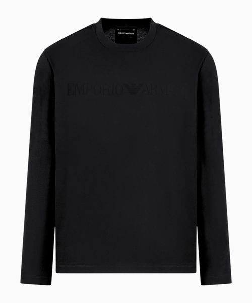 T-shirt with embroidered logo