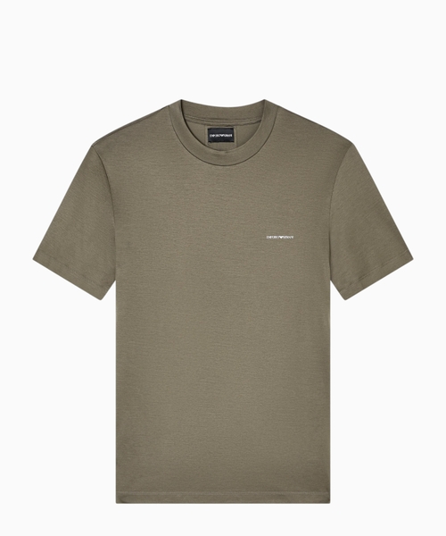 Loqolu qısaqol T-shirt