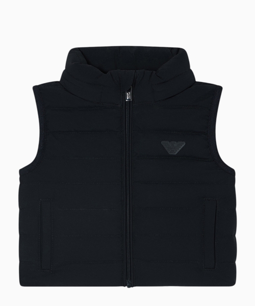 Sleeveless nylon vest