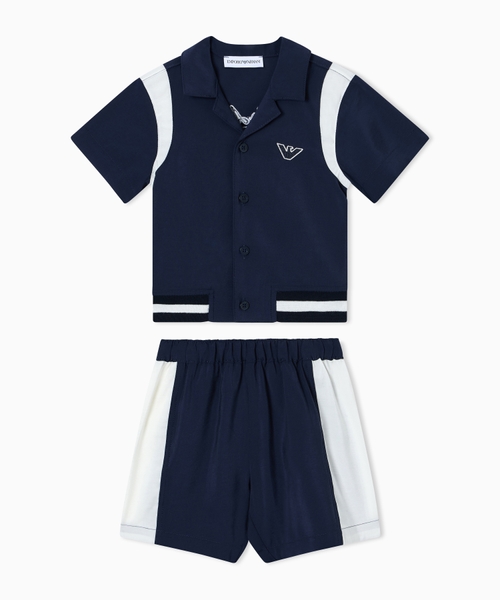 Shirt and bermuda shorts set