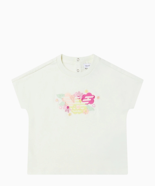 Logo embroidered T-shirt