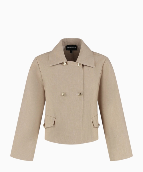 Double-breasted trench