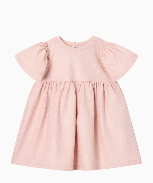 Interlock-jersey dress with logo