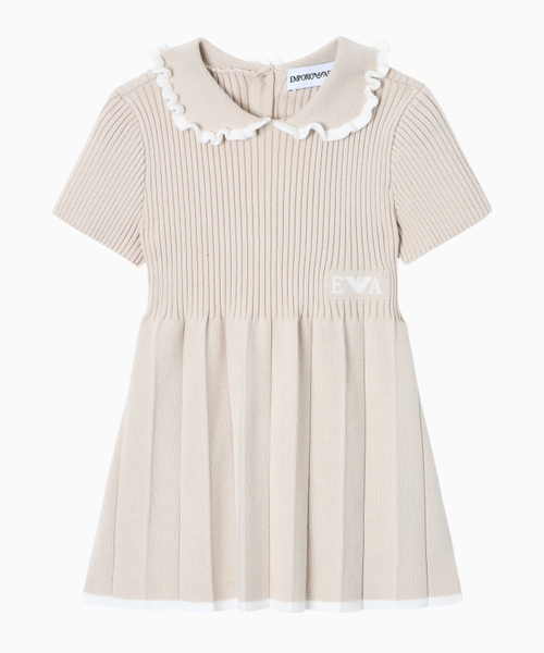 Rib-knit dress