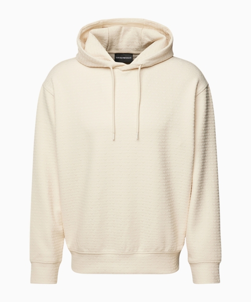 Cotton-blend hoodie