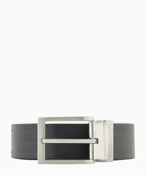Reversible leather belt