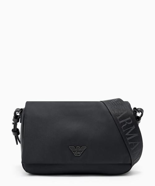 Recycled-nylon shoulder bag