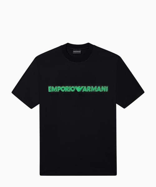 Lyocell blend jersey T-shirt with logo