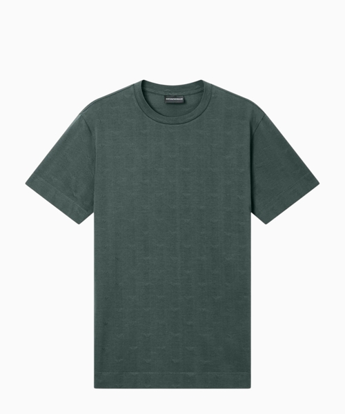 Loqolu dar biçimli T-shirt