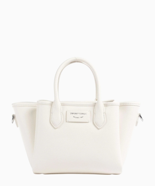 Small shopper bag with palmellato finish