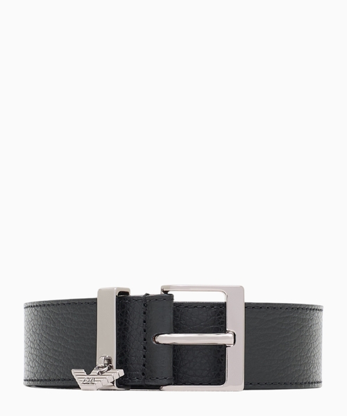 Icon deer-print leather belt