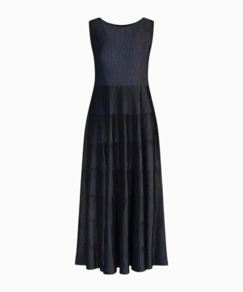 Ribbed midi dress