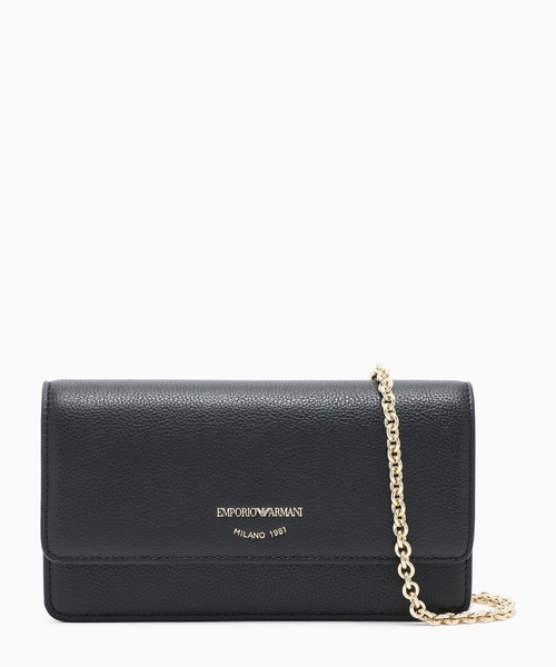 Mini bag in tumbled leather