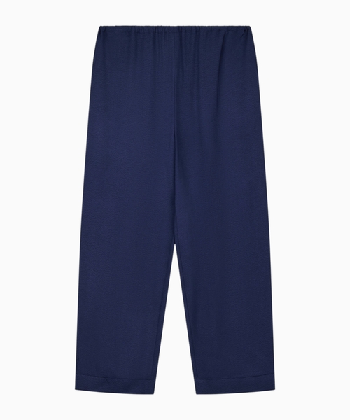 Flowing jacquard trousers