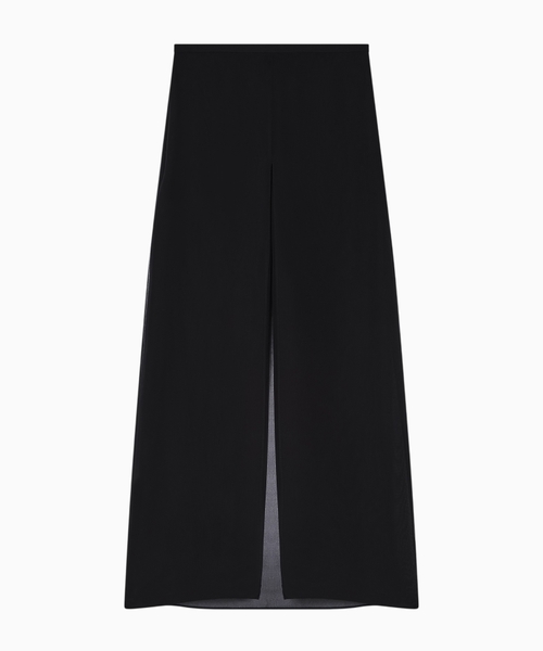 Technical georgette culottes