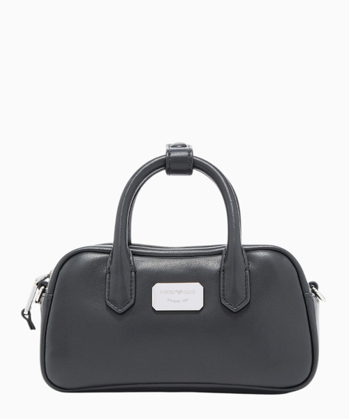 Leather mini Bauletto bag