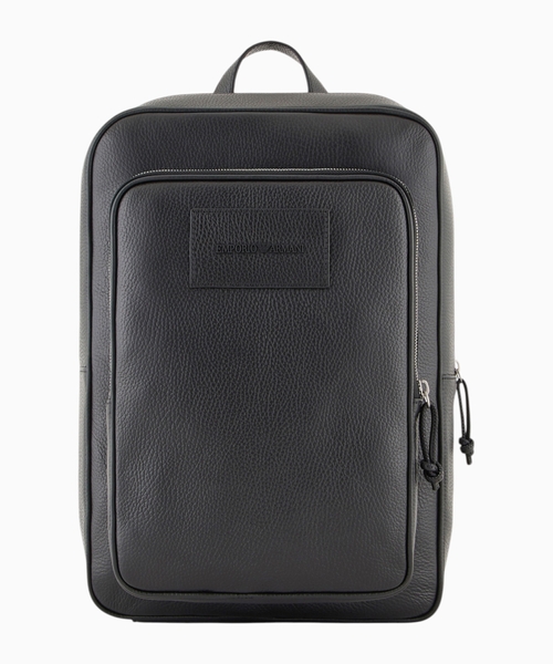 Leather backpack
