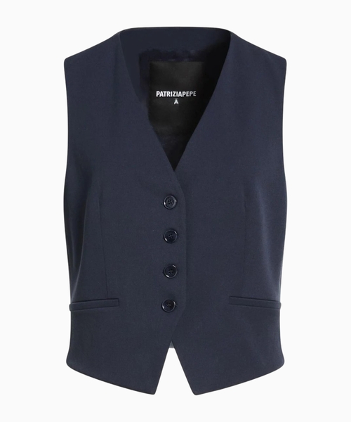 Vest with buttons
