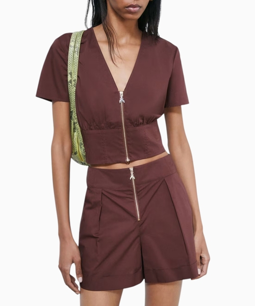 Zəncirbəndli crop top