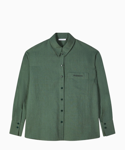 Linen blend shirt