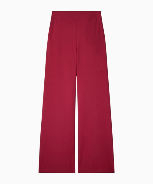 Palazzo crêpe trousers