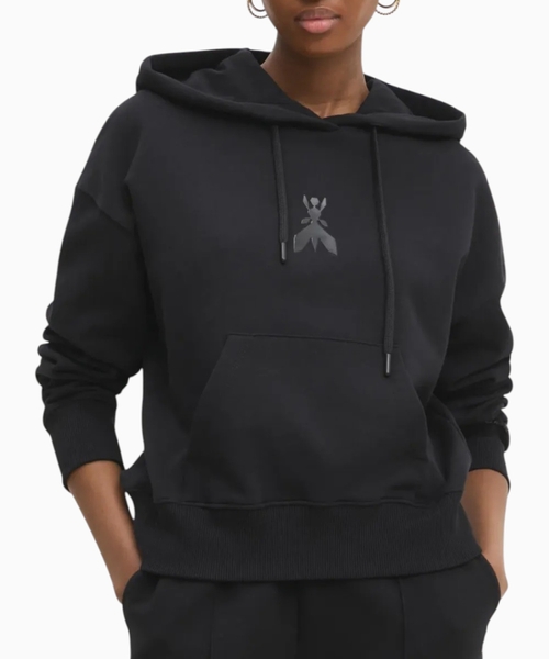 Cotton hoodie with logo