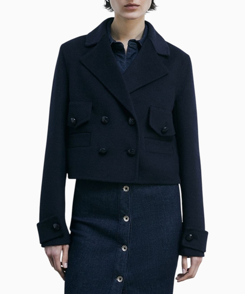 Double-breasted coat