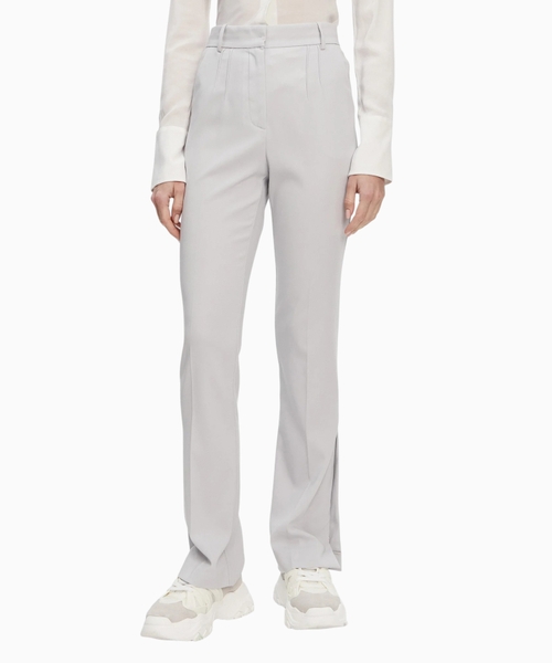 Straight leg trousers