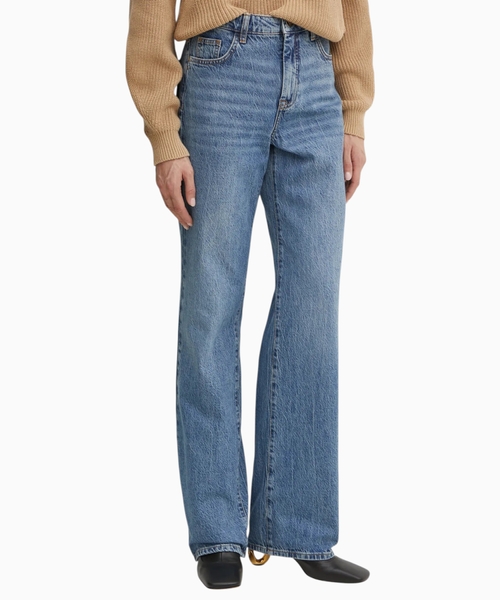 High-waist jeans