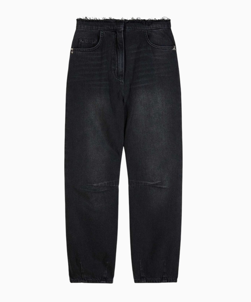 Bol biçimli denim şalvar