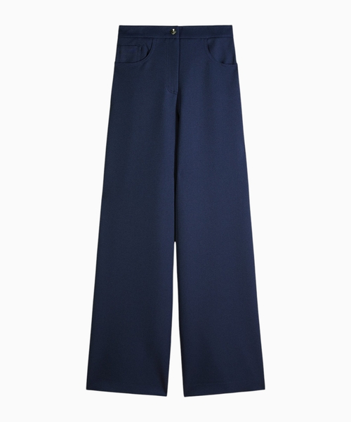 Denim effektli palazzo şalvar