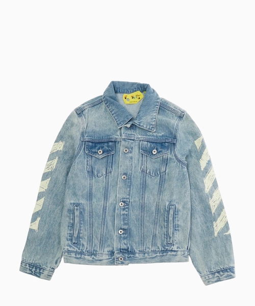 Diagonal Sketch denim jacket