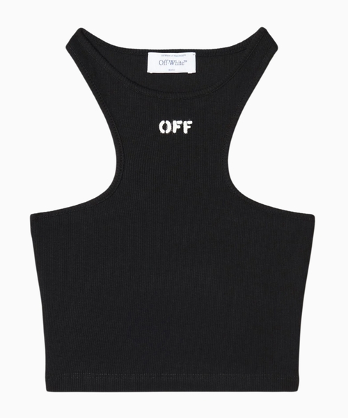 Off Stamp ribbed top