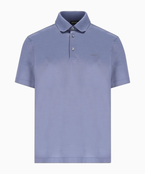 Cotton piquet polo shirt