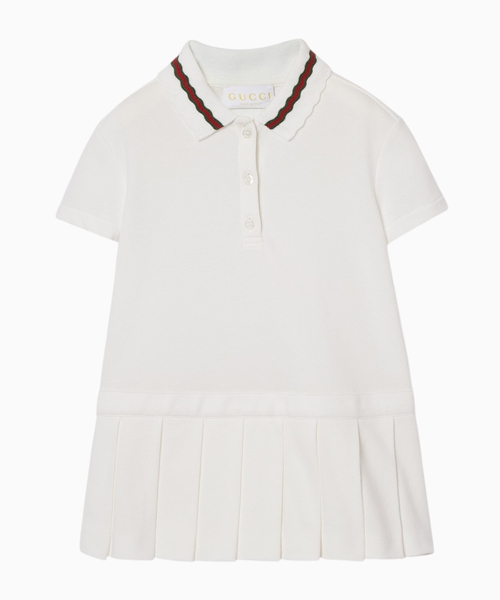 Mini polo dress with Web