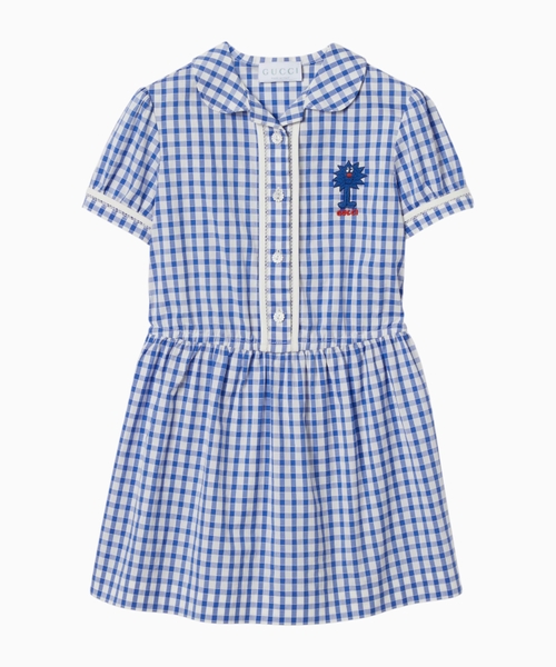 Gingham damalı pambıq don