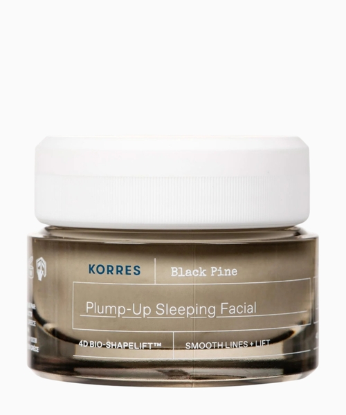 Black Pine plump-up sleeping facial cream