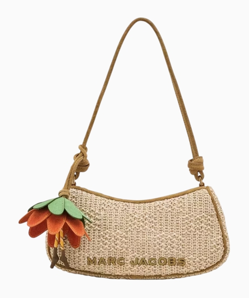 The Summer Woven Charm shoulder bag
