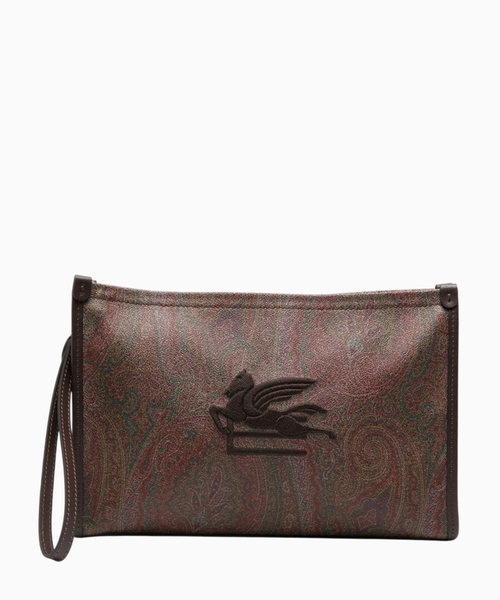 Jacquard paisley print bag